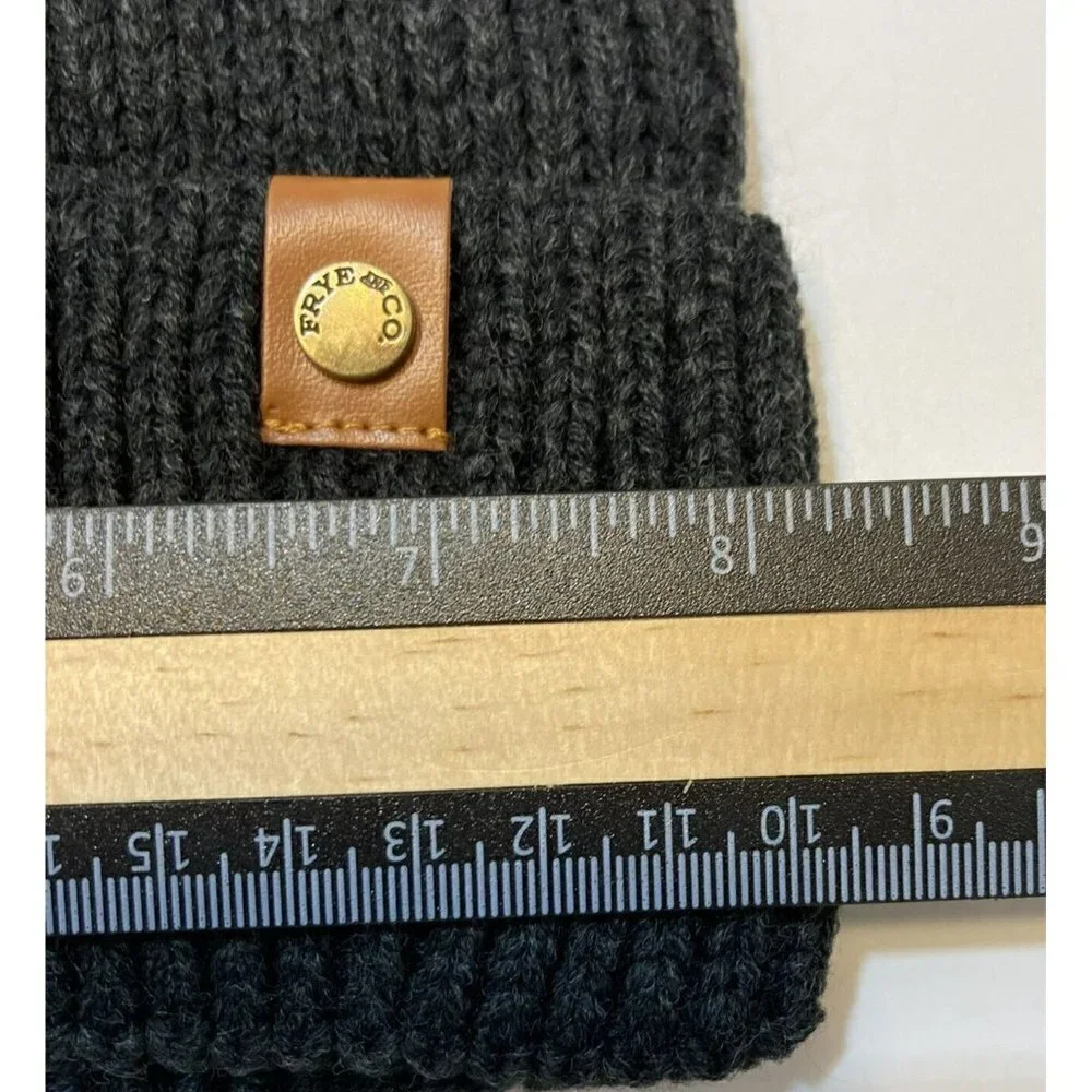 Frye & Co. NWT Cable Knit Beanie w/Cuff  Black Hat‎ Cap-OSFM-MSRP-$28